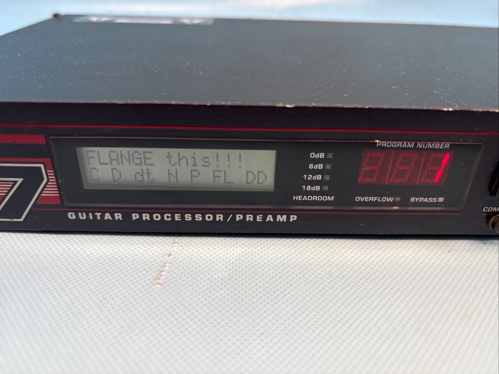 Digitech Multi Effects Rack GSP 7 Guitar Processor Preamp
