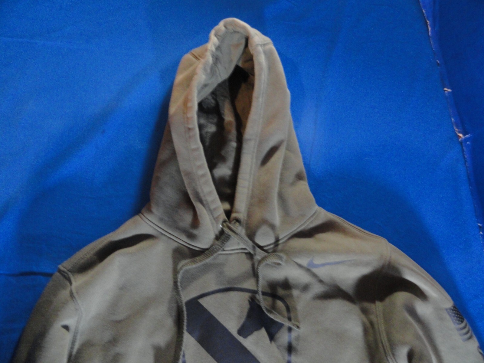 NIKE OD GREEN 1ST CALVARY DIVISION UNIT COLD WEATHER THERMAL HOODIE SMALL