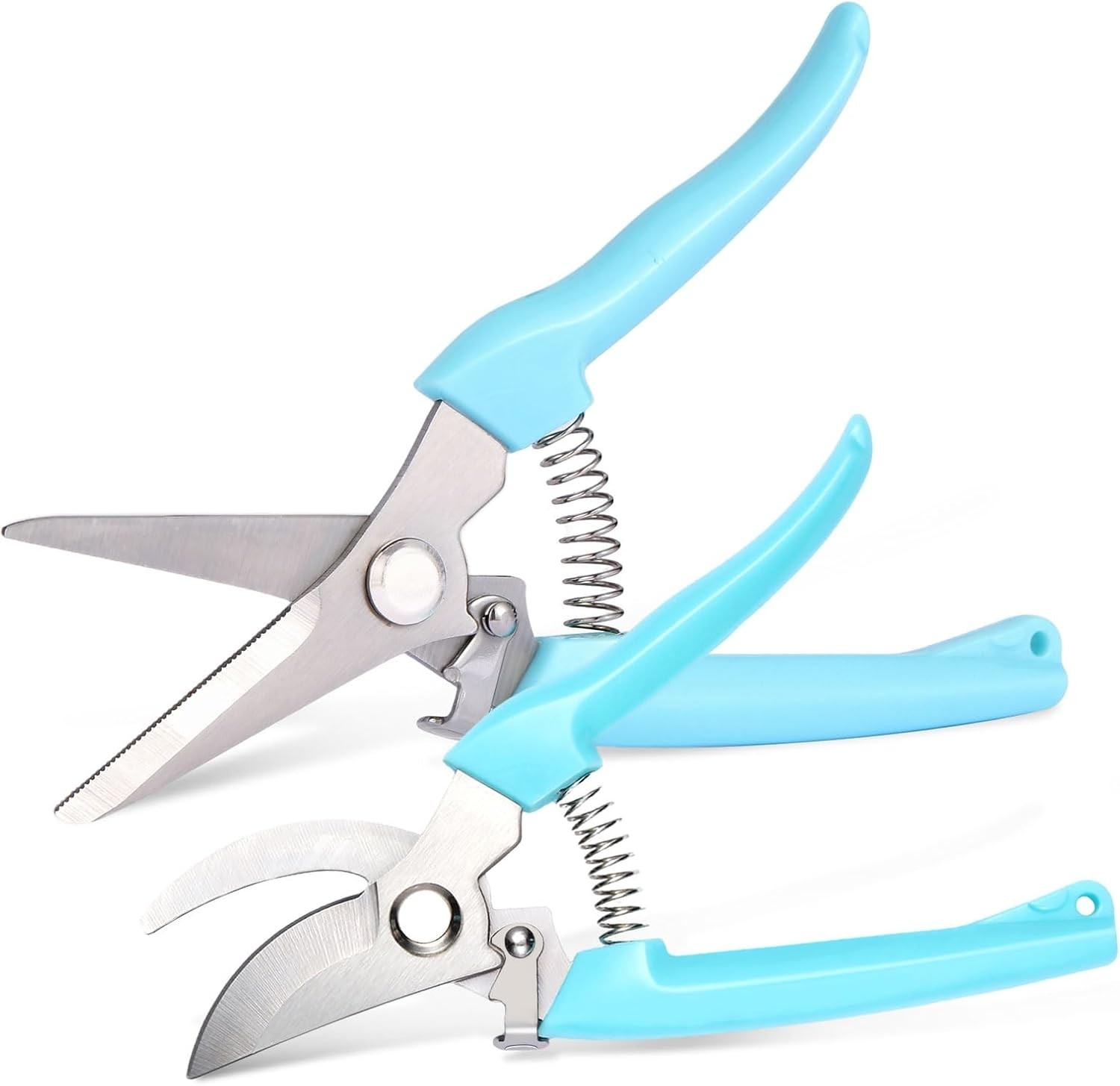 Garden Pruning Shears 2 Pack Gardening Shears Garden Scissors Stainless Steel Pr