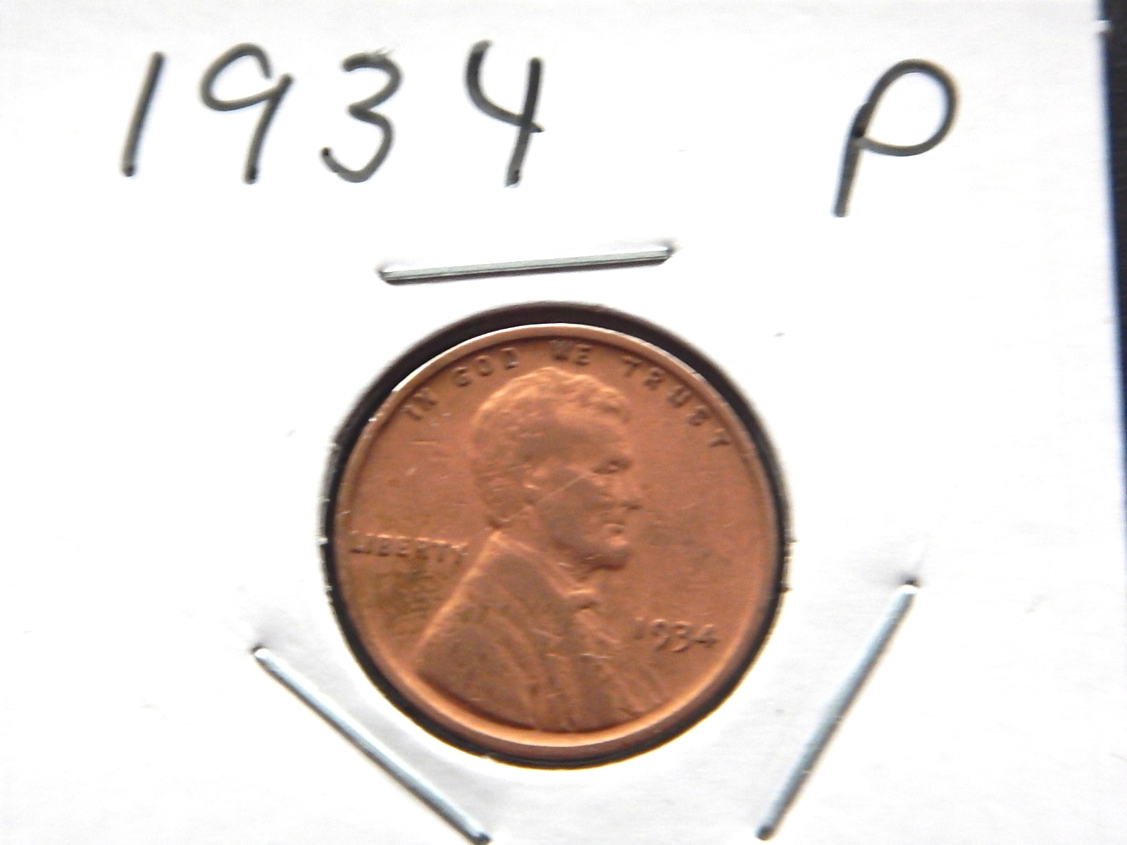 1934 (P) Lincoln Penny