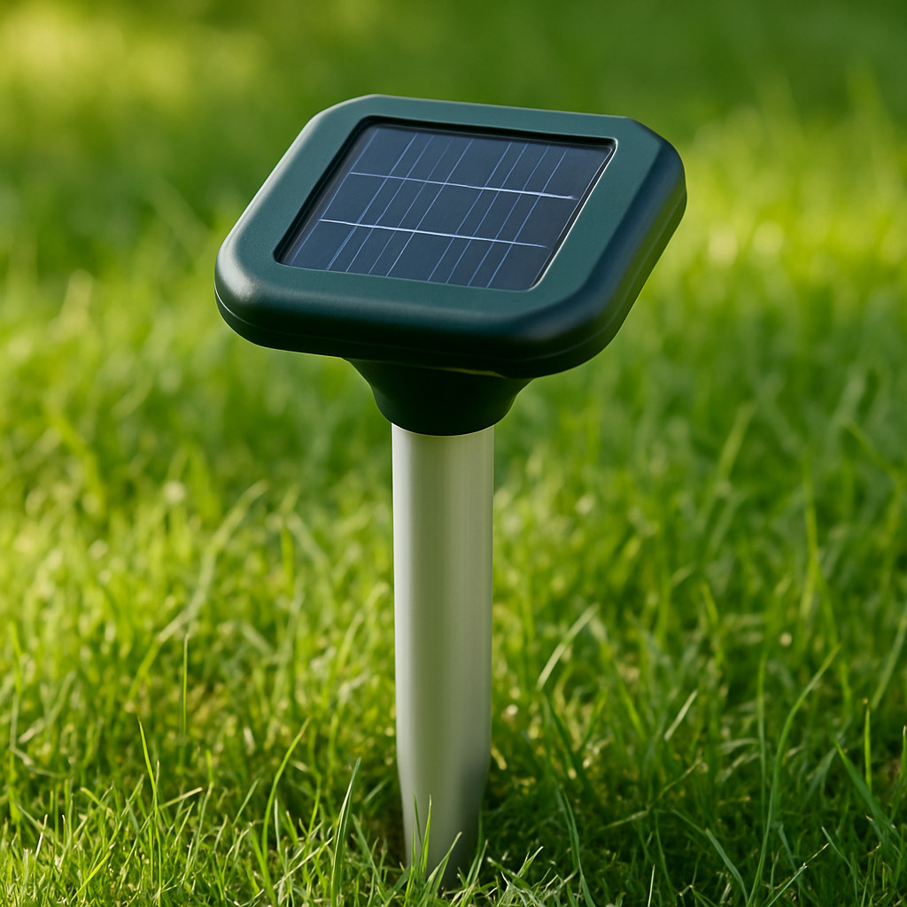 Solar Mole and Snake Repeller for Lawn & Garden (Rechargeable)