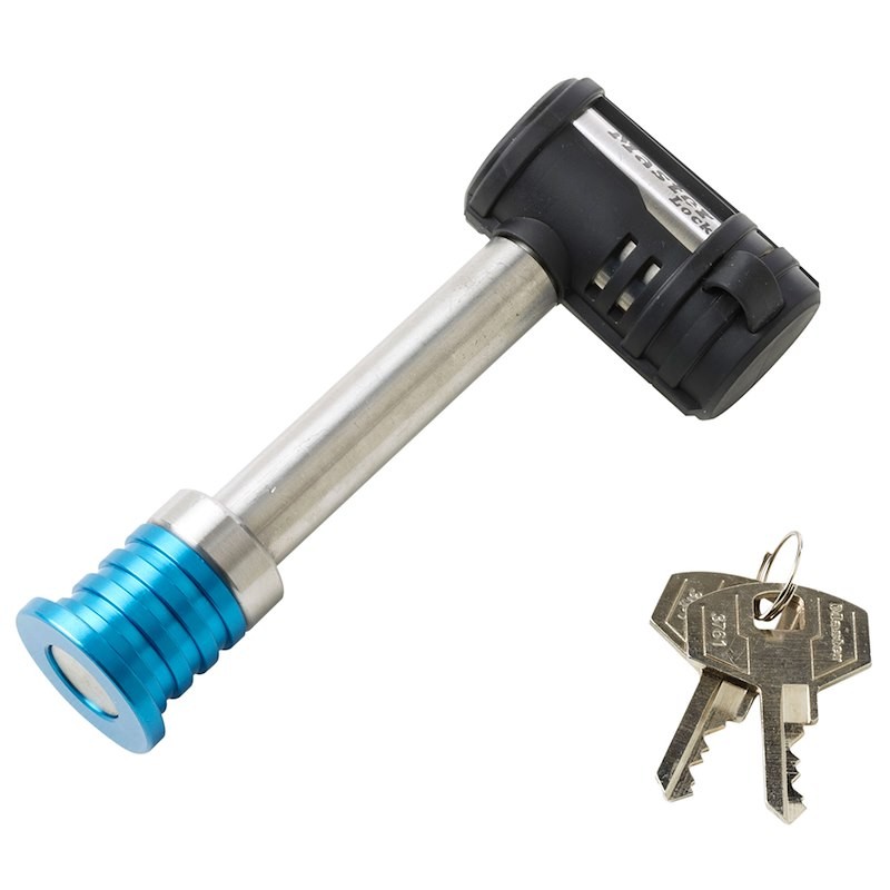 Master Lock 1480DAT Trailer Hitch Pin; Barbell Type With Key Lock; 5/8 Inch Diam