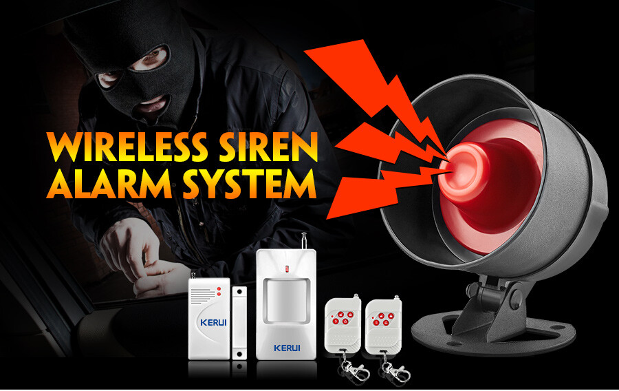 Simple DIY Wireless Safety Alarm System Window Sensor Burglar Warning Kit