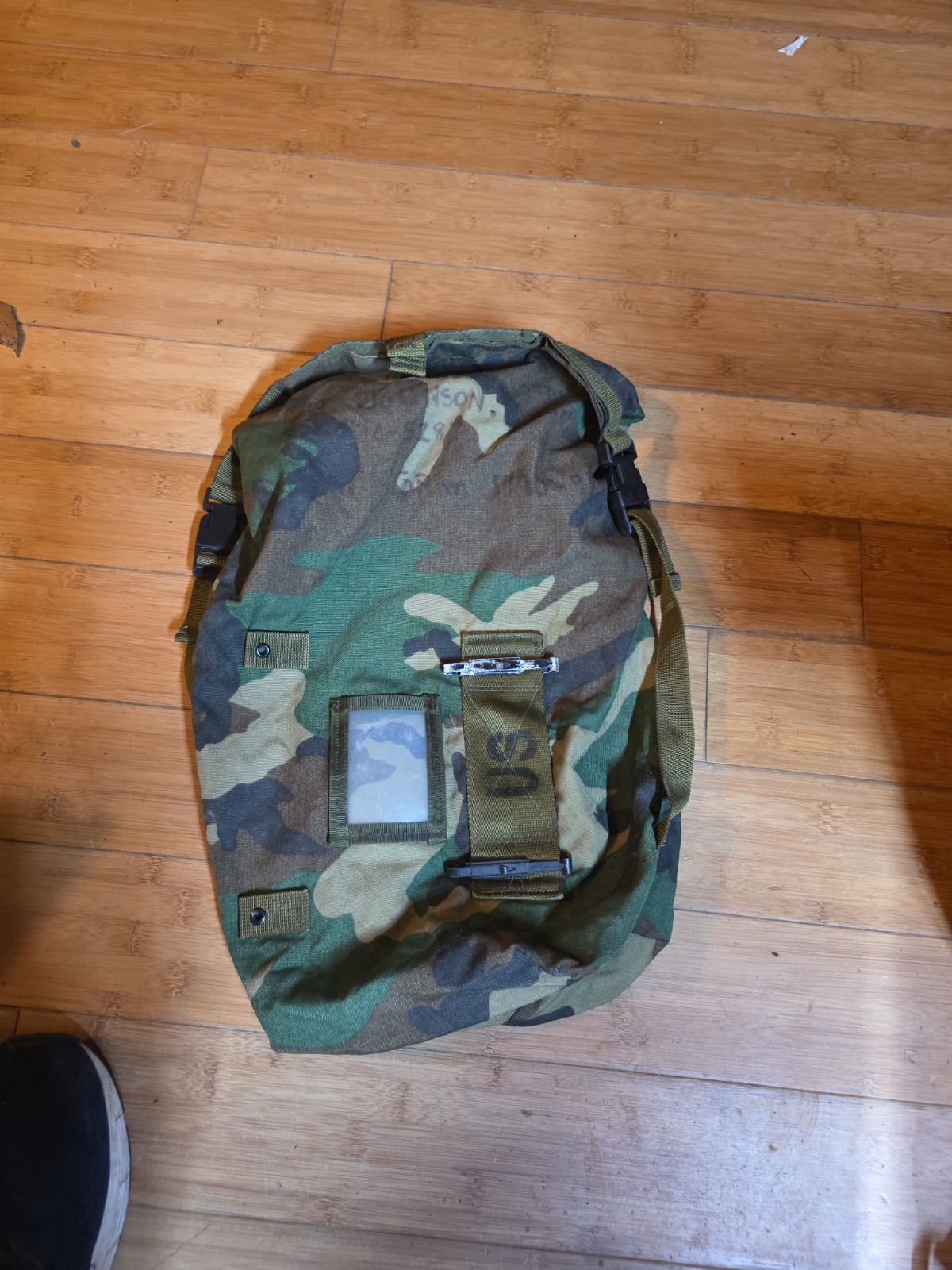 Military Issue Protective Ensemble Carrying Bag Utility Bag Woodland Camo Alice