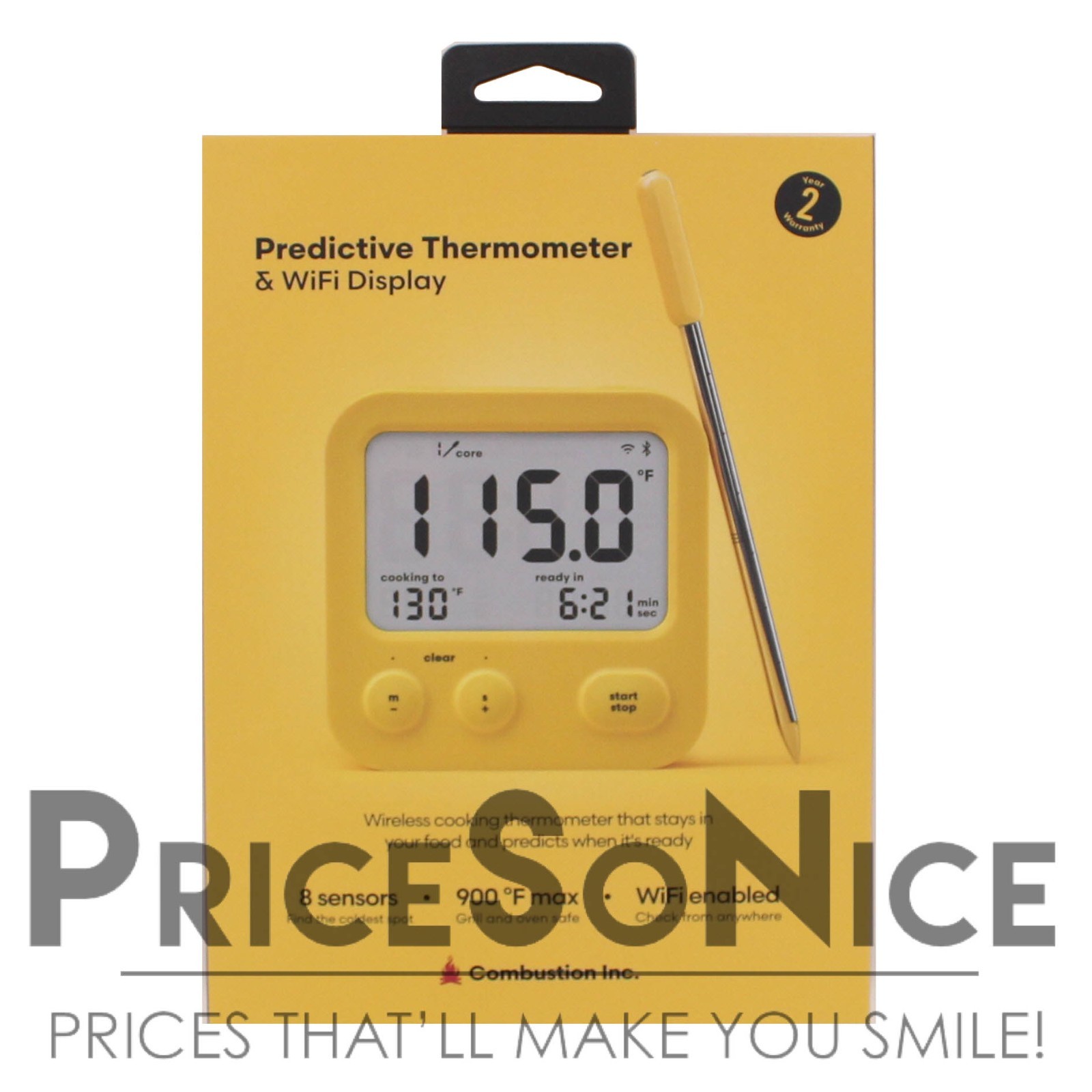 Combiustion Inc Predictive Thermometer w/ WiFi & Display MSRP $200