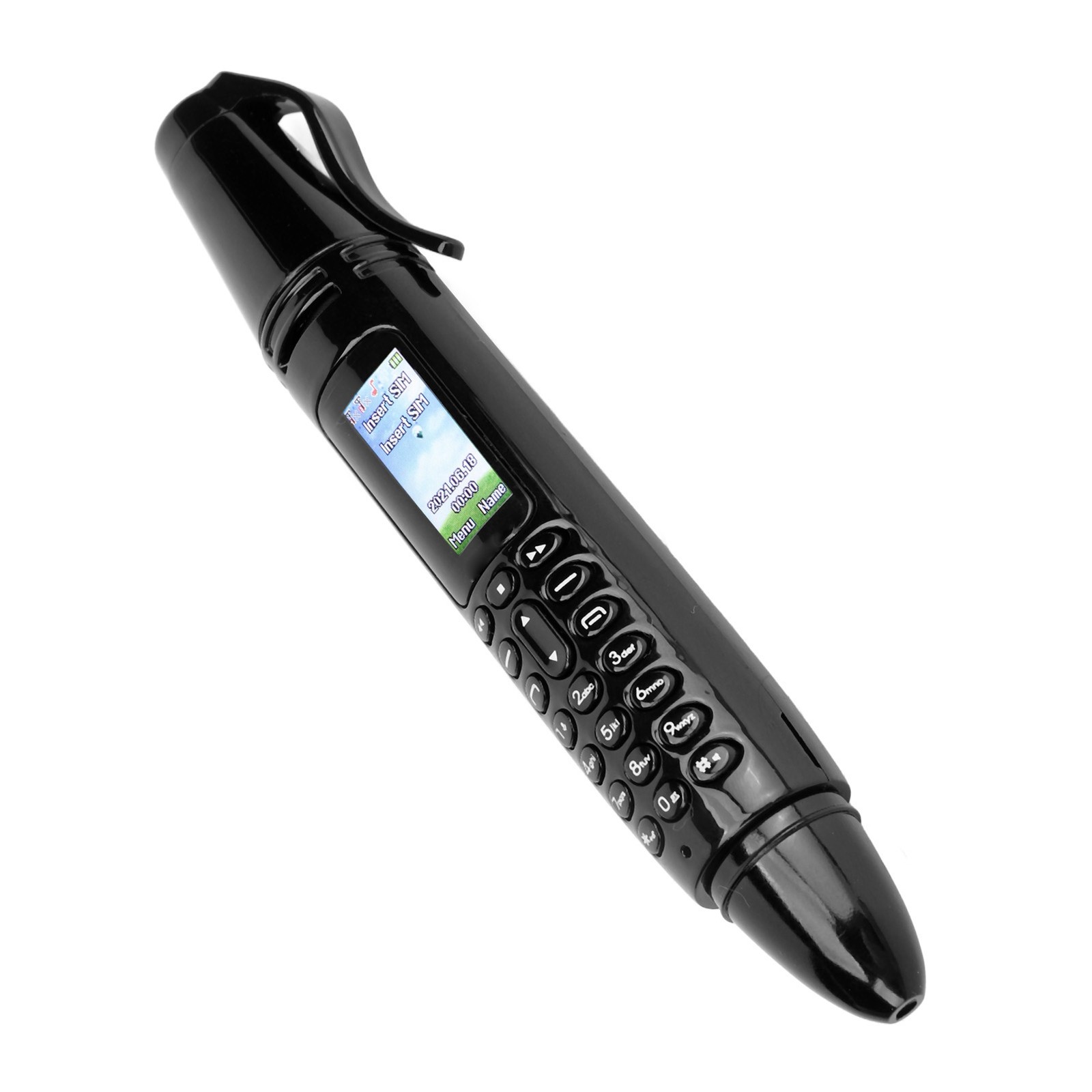 Pen Mini Cell Phone Dialer 0.96 Tiny Screen Mobile Phone Support GSM