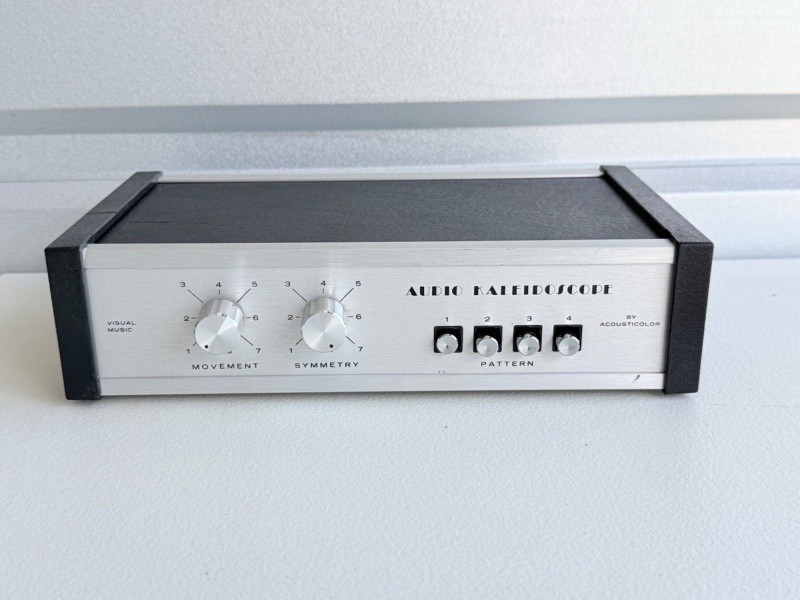 Vintage Acousticolor Audio Kaleidoscope Model 3A CIB Box S/N Match Papers Cables