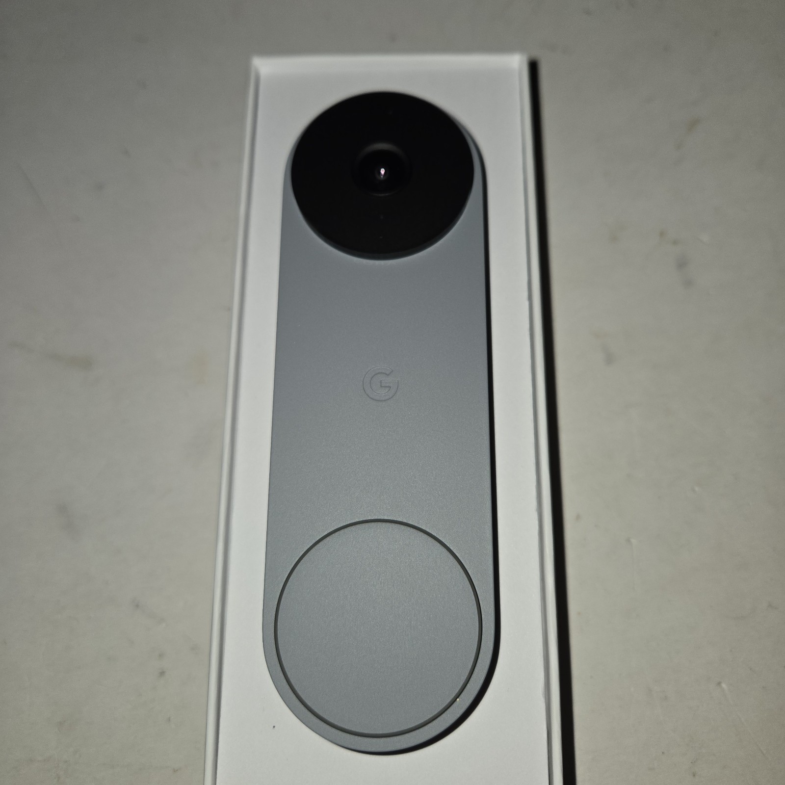 Google Nest Doorbell (2nd Generation) Wired Ash GA03696-US - Open Box Complete