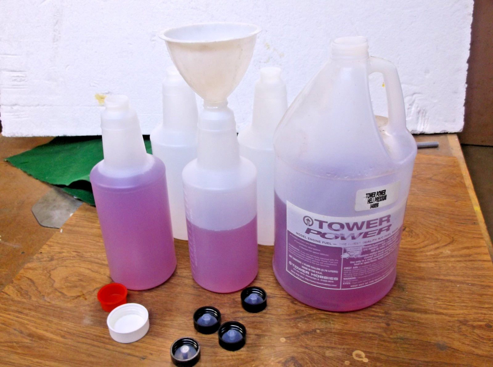 15%  Nitro TOWER POWER HELI PREMIUM 040898  MODEL GLOW FUEL (NOTE 1 QUART)