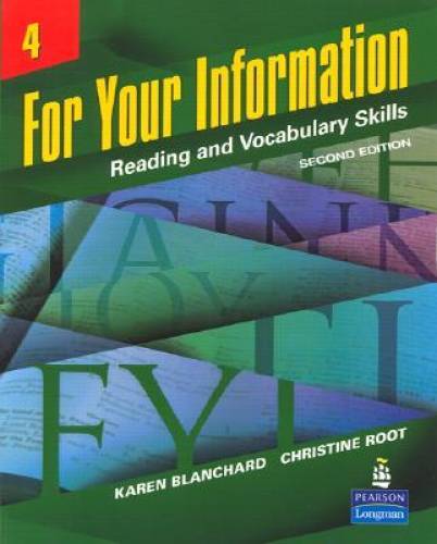 For Your Information 4: Reading and Vocabulary Skills (2nd Edition)  - GOOD