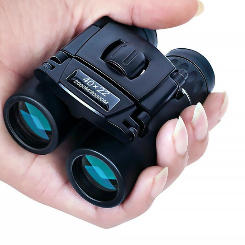 40x22 Hd Powerful Binoculars 2000m Long Range Folding Mini Telescope Bak4 Fmc