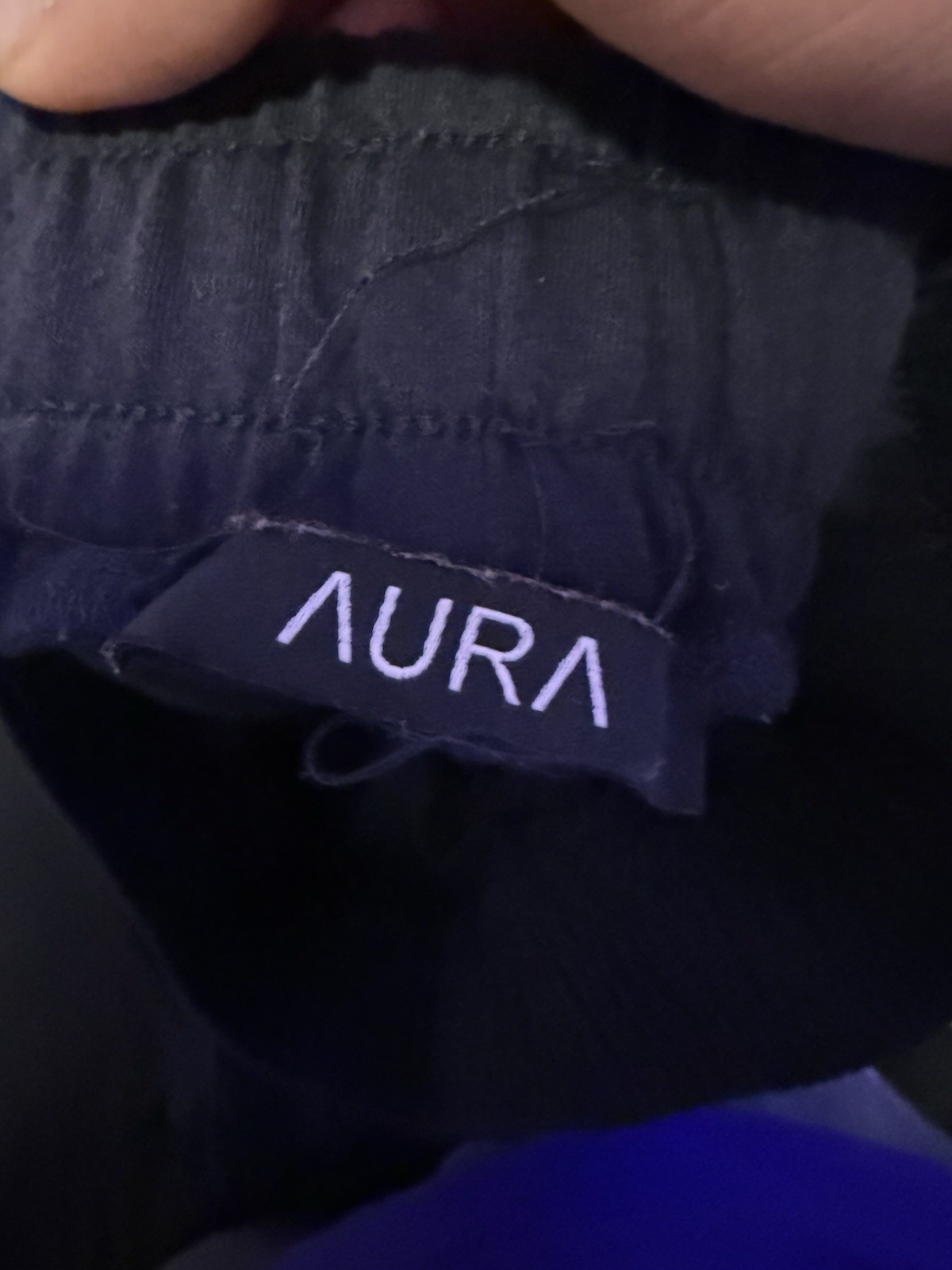 Men's Striped Navy Blue ‘AURA’ Joggers