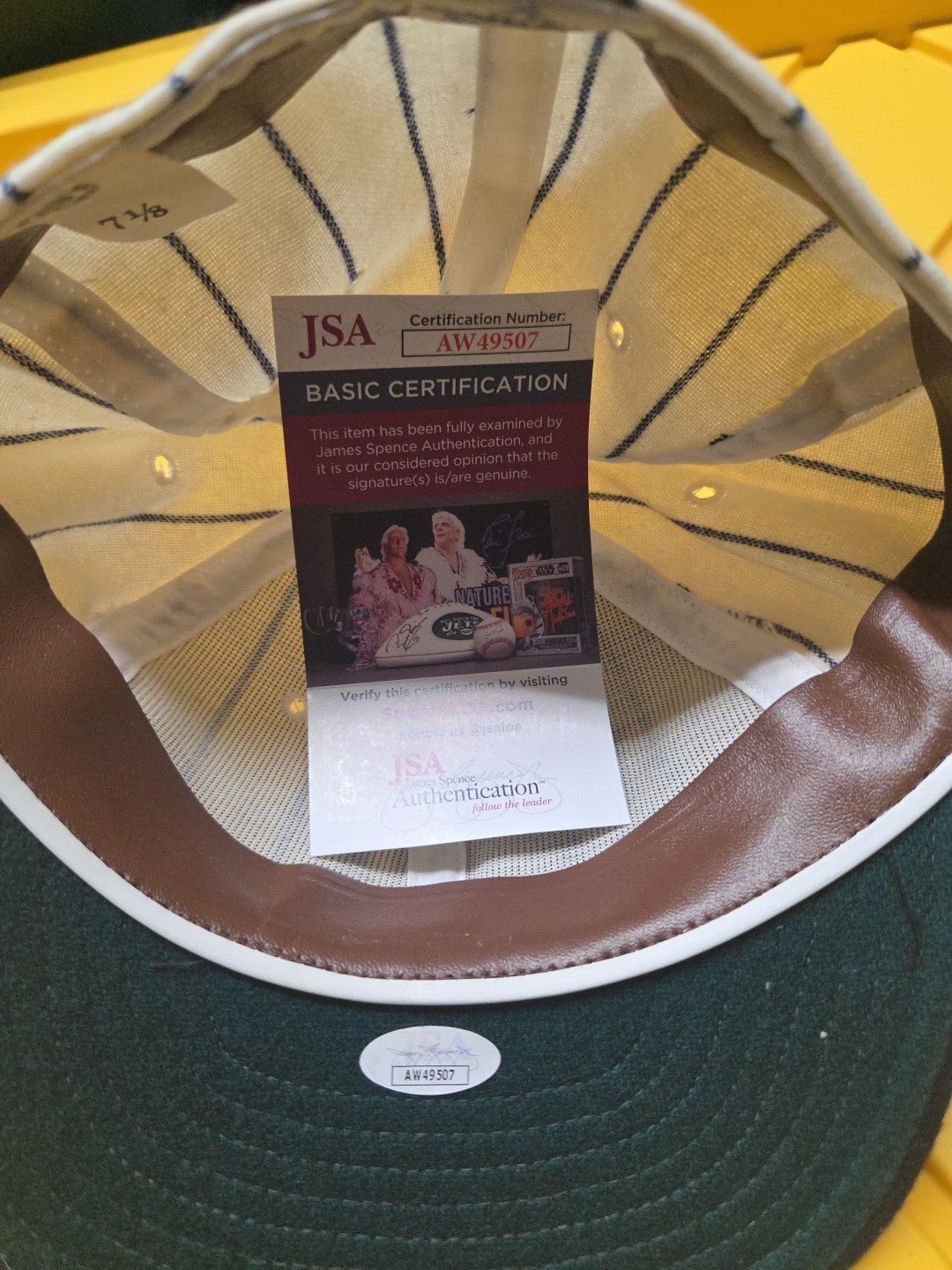 Dom Dimaggio Autograph Hat JSA