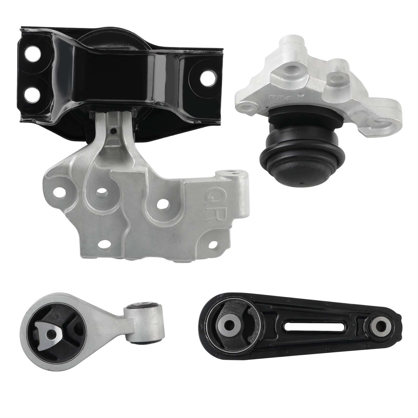 Engine Mount & Trans Mount 4pcs for Nissan Rogue FWD 2.5L 2008-2015 A4351 A4352