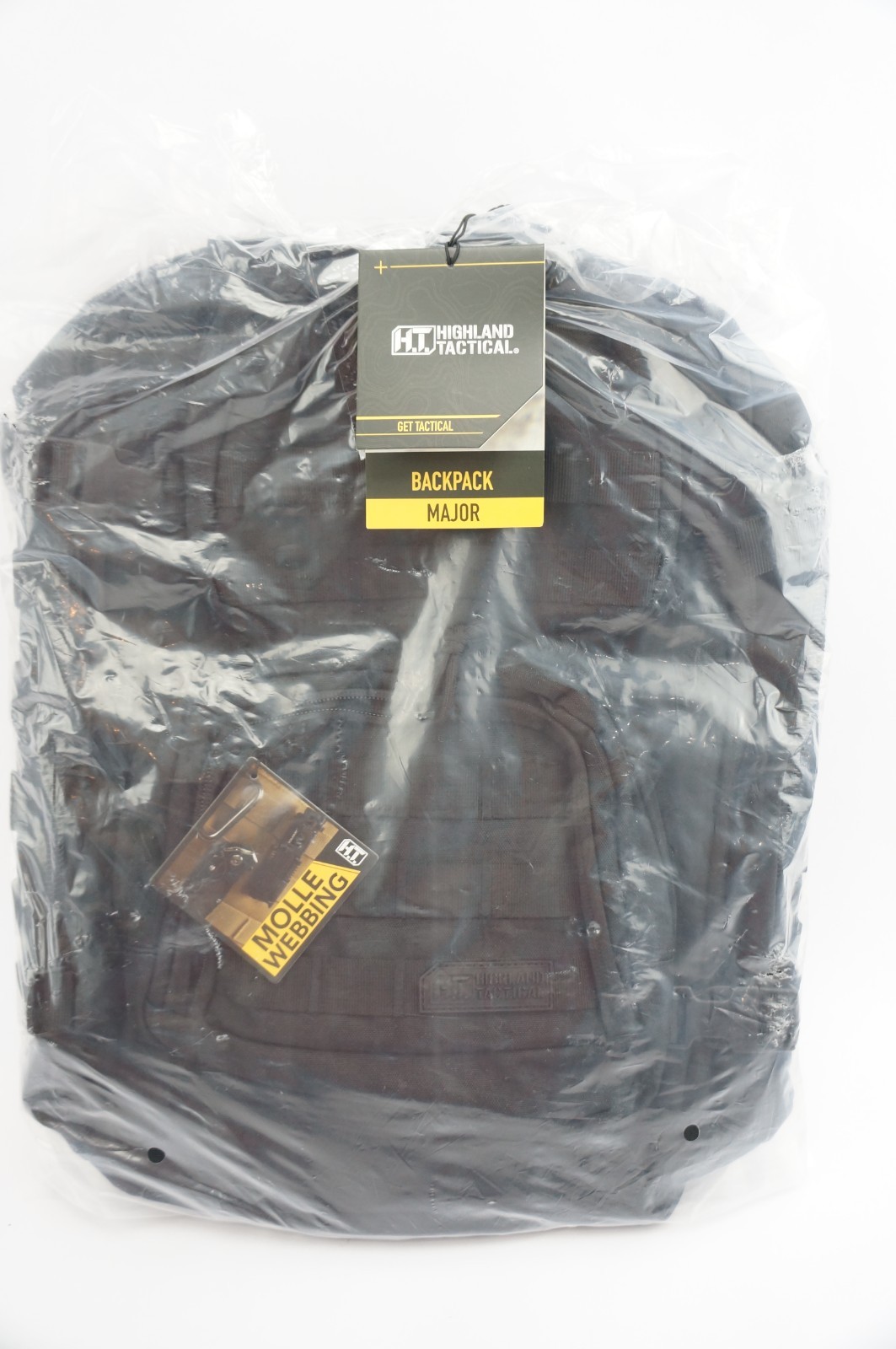 New With Tags Highland Tactical Brand Major Black / Urban Camo Tactical Backpack