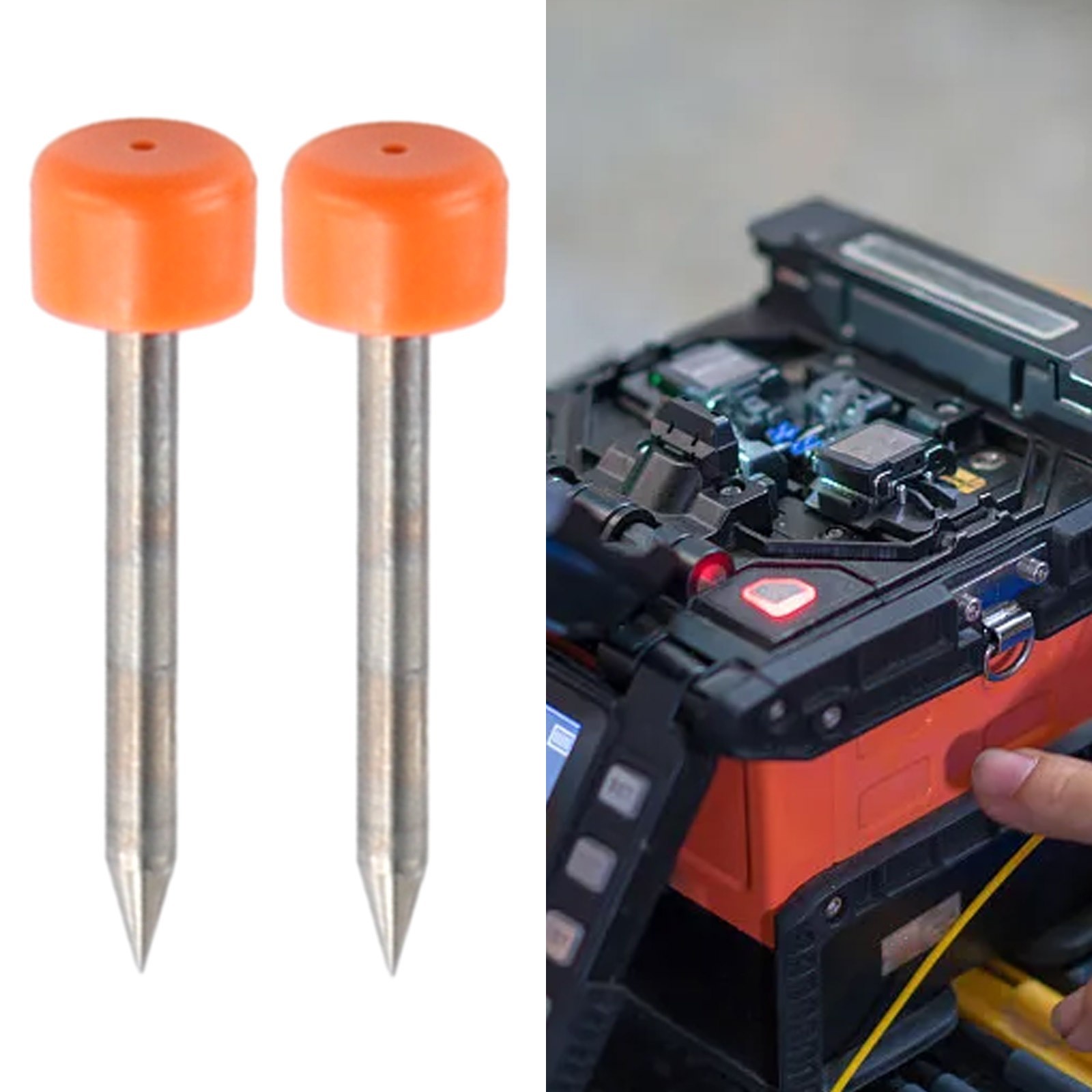 Brand New Electrical Tools Electrode Rod 2pcs Electrodes Fiber Optical