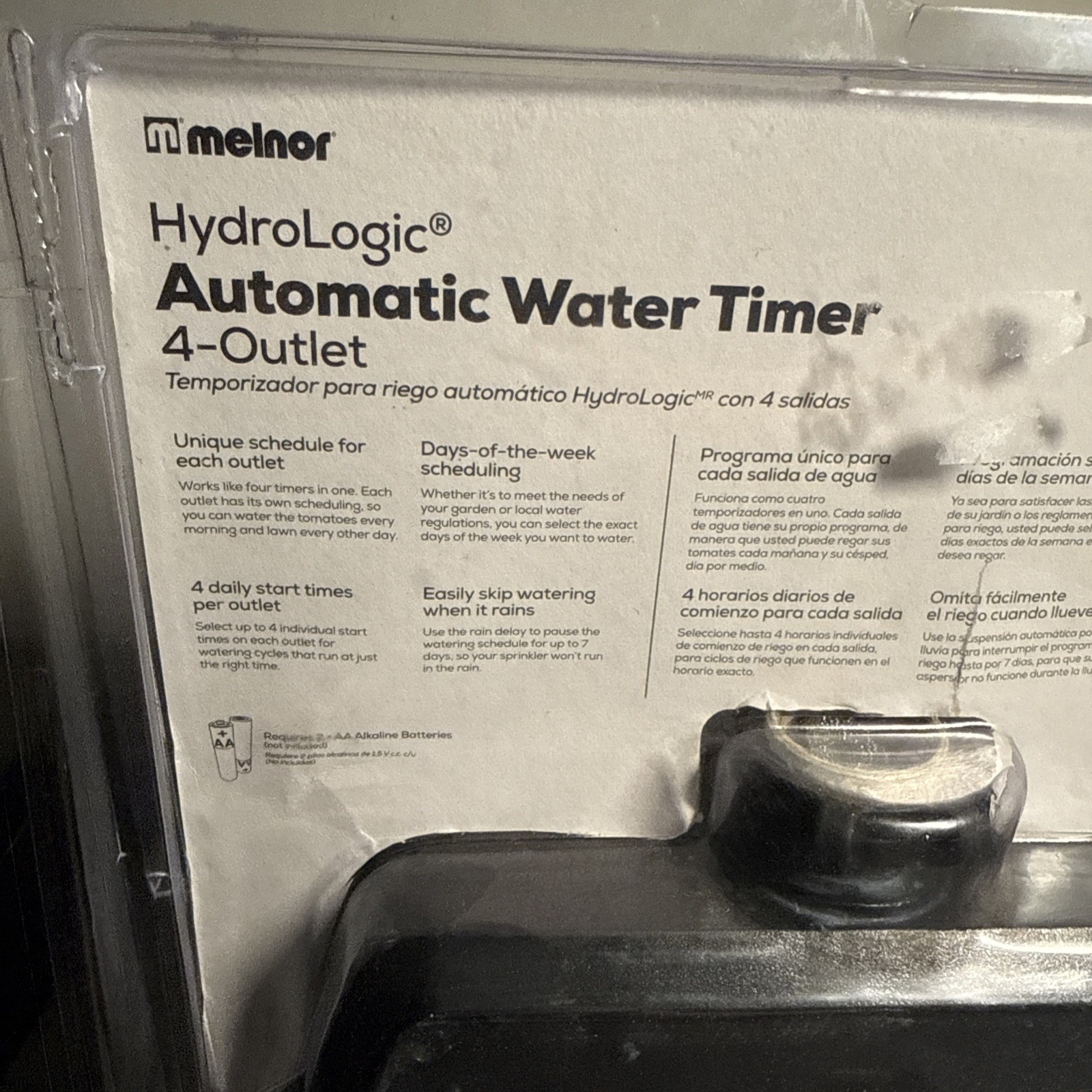 Melnor Hydrologic Automatic 4-Outlet Programmable Water Timer 821145