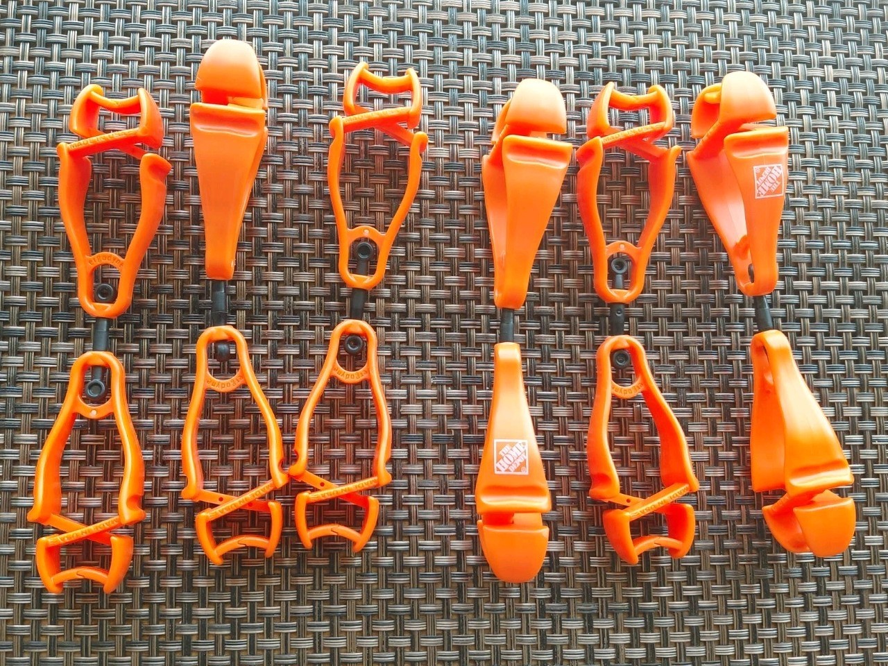 Home Depot Glove Clips Lot Of 6 New