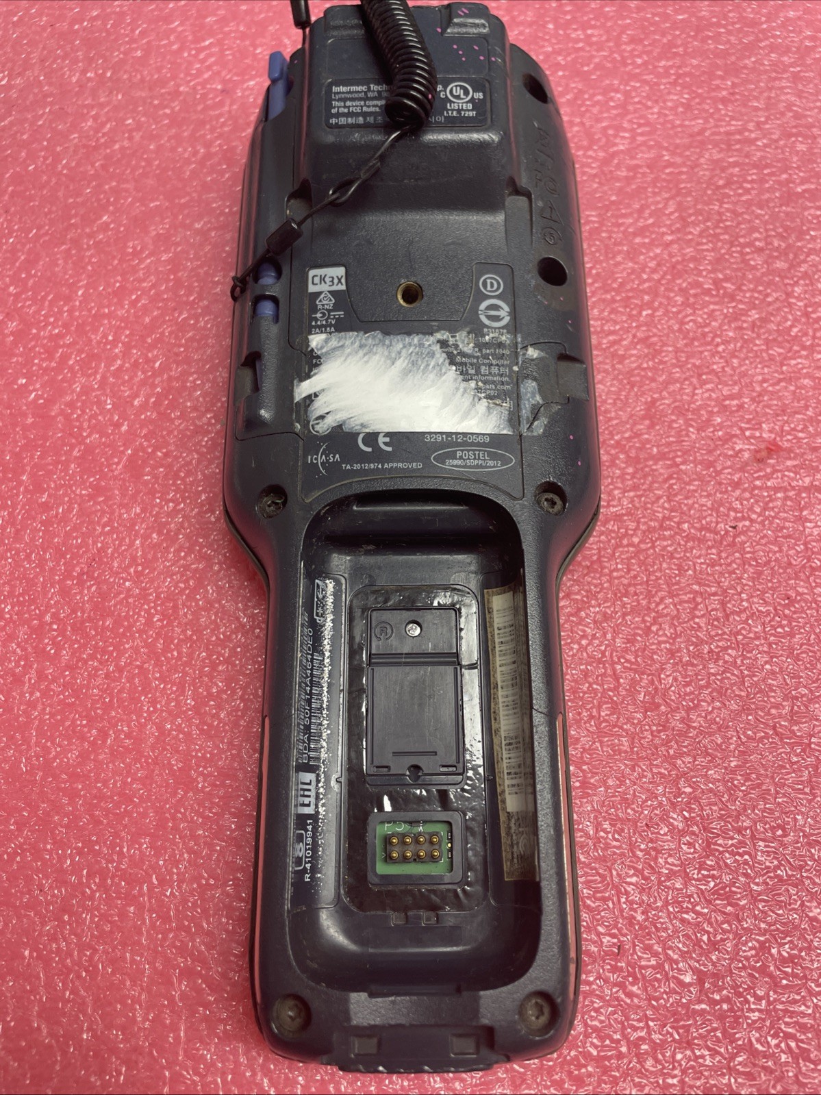 UNTESTED INTERMEC *CK3XAB4M000W4400* Wireless Barcode Scanner NO Battery