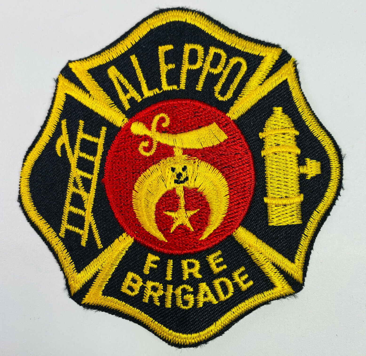 Shriners Aleppo Fire Brigade Free Masons Patch P1
