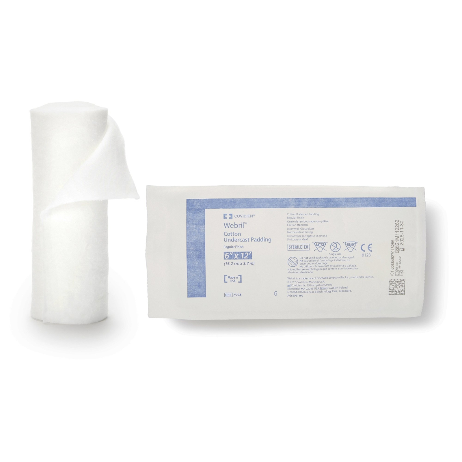 WEBRIL Undercast Padding 6" x 4 yds. 1 Piece