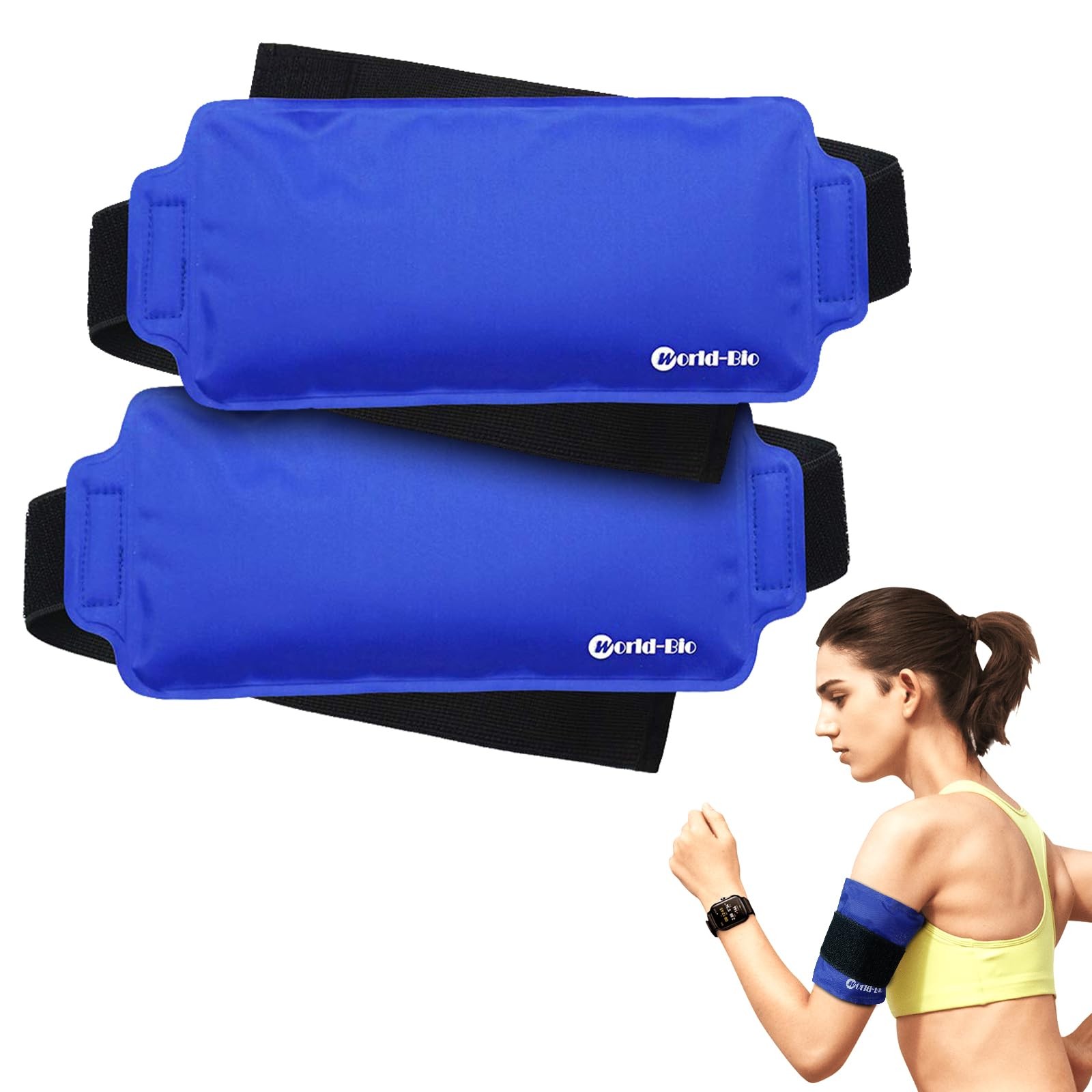 Ice Pack Wrap for Injuries, 2 Packs Reusable Hot Cold Packs Surgery Recovery