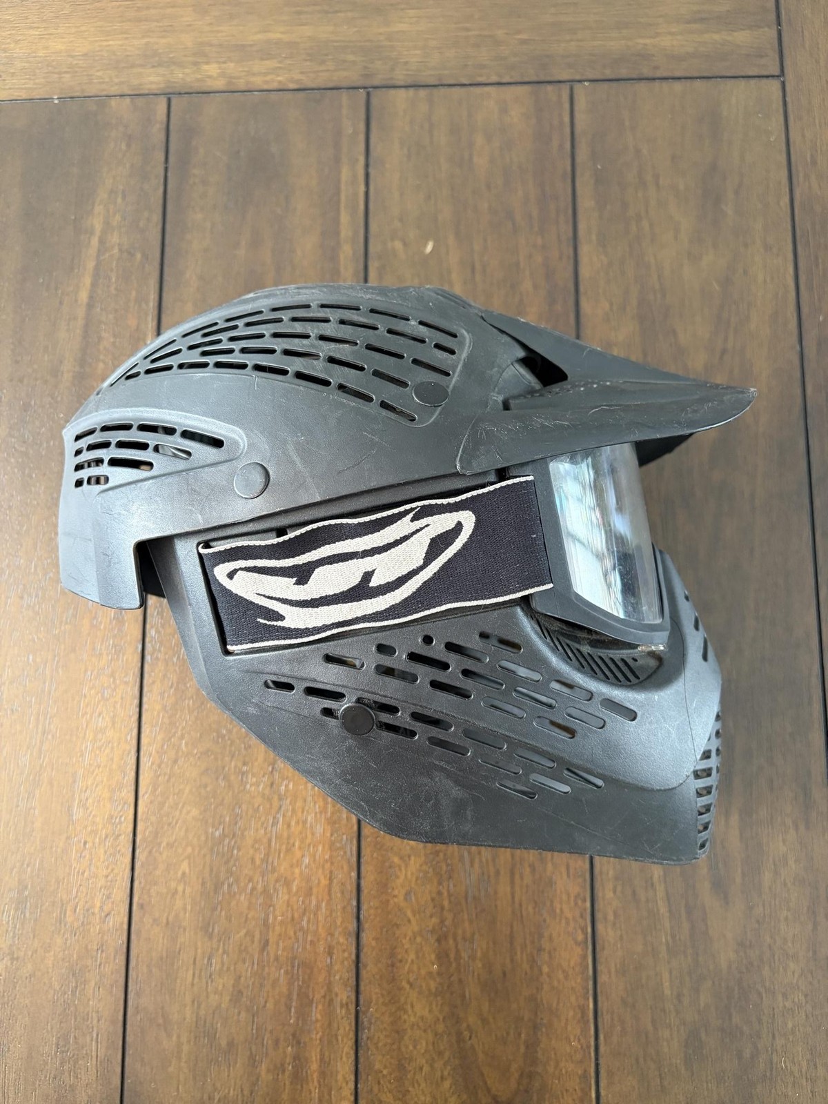 JT Paintball Spectra Flex 8 Mask Adult Medium Black Full Face Goggles Visor