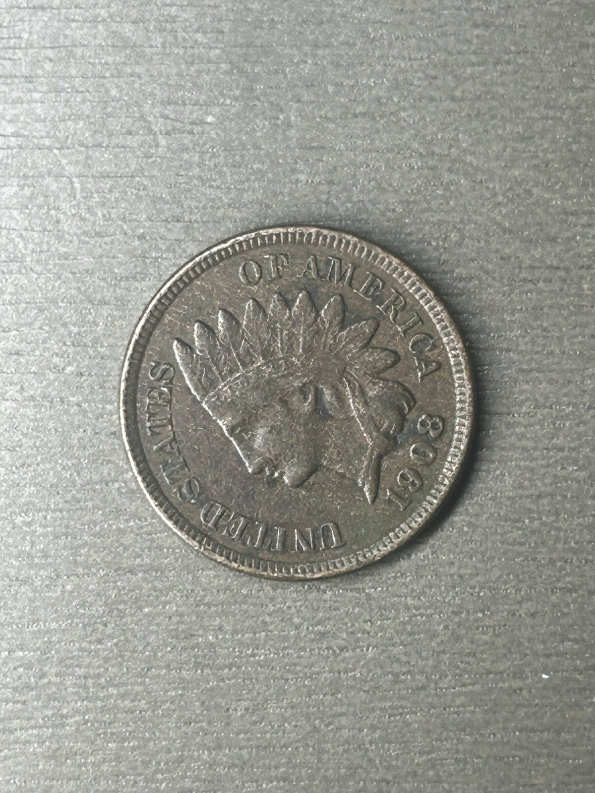 1908 Indian Head Cent Very Fine++ Condition Nice Details Exact Coin Imaged #E76