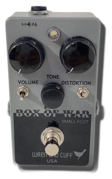 Wren and Cuff Small Foot Box of War Civil Muff Type Fuzz Pedal 8879