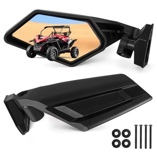 Maverick – 360° Adjustable Folding Rear View Mirrors with X3 Side Mirrors