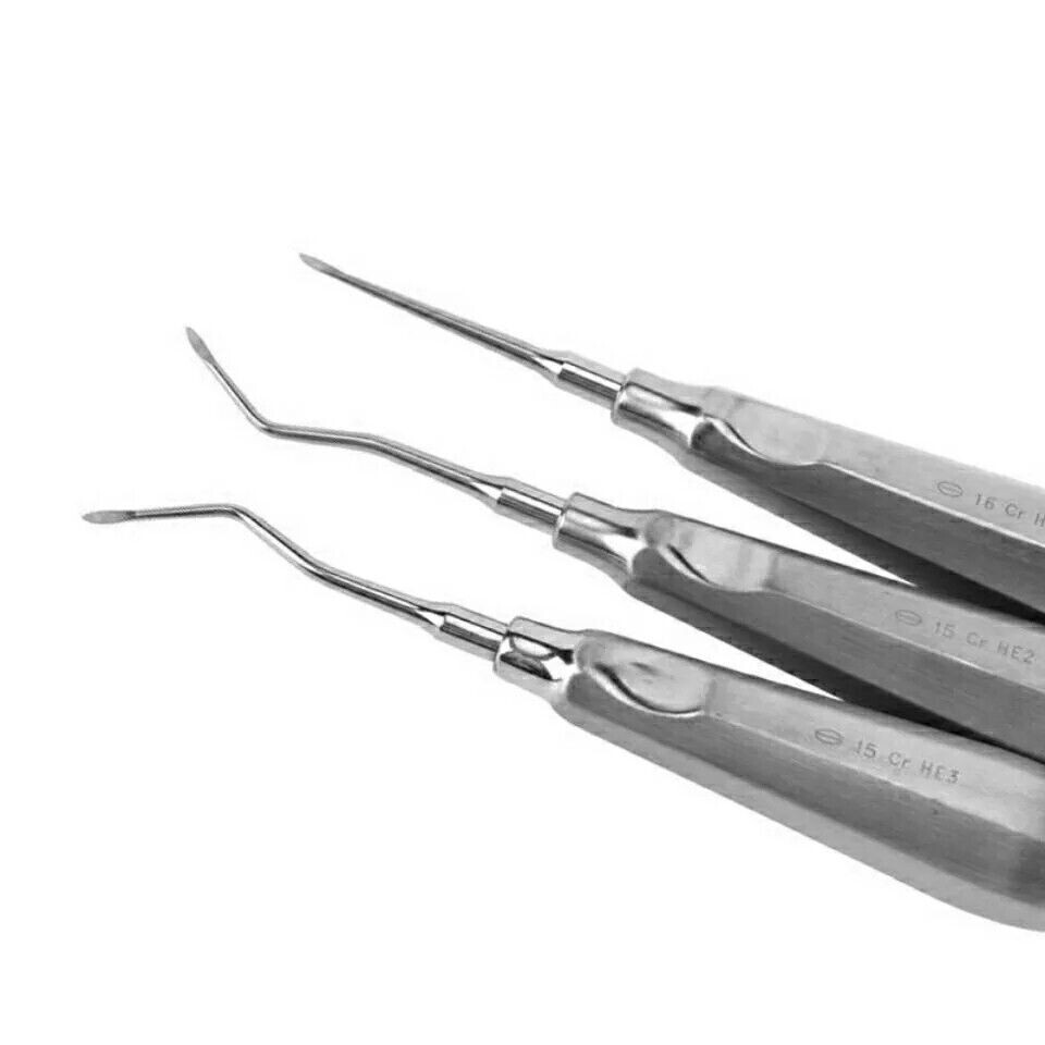 Dental Surgery Teeth Extraction Root Tip Apical Elevators Right/Left/Straight