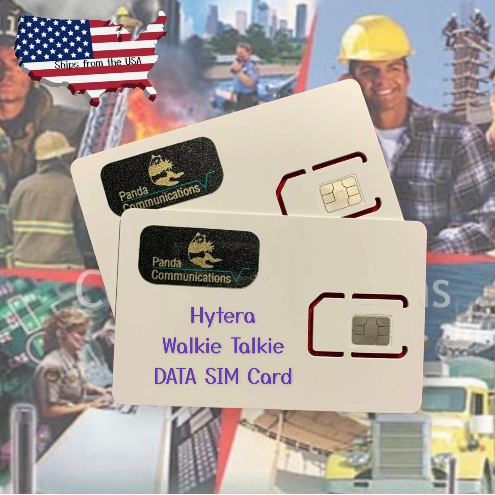 T-Mobile 4G DATA ONLY SIM CARD ZELLO INRICO HYTERA NETWORK RADIO 250mb p/m