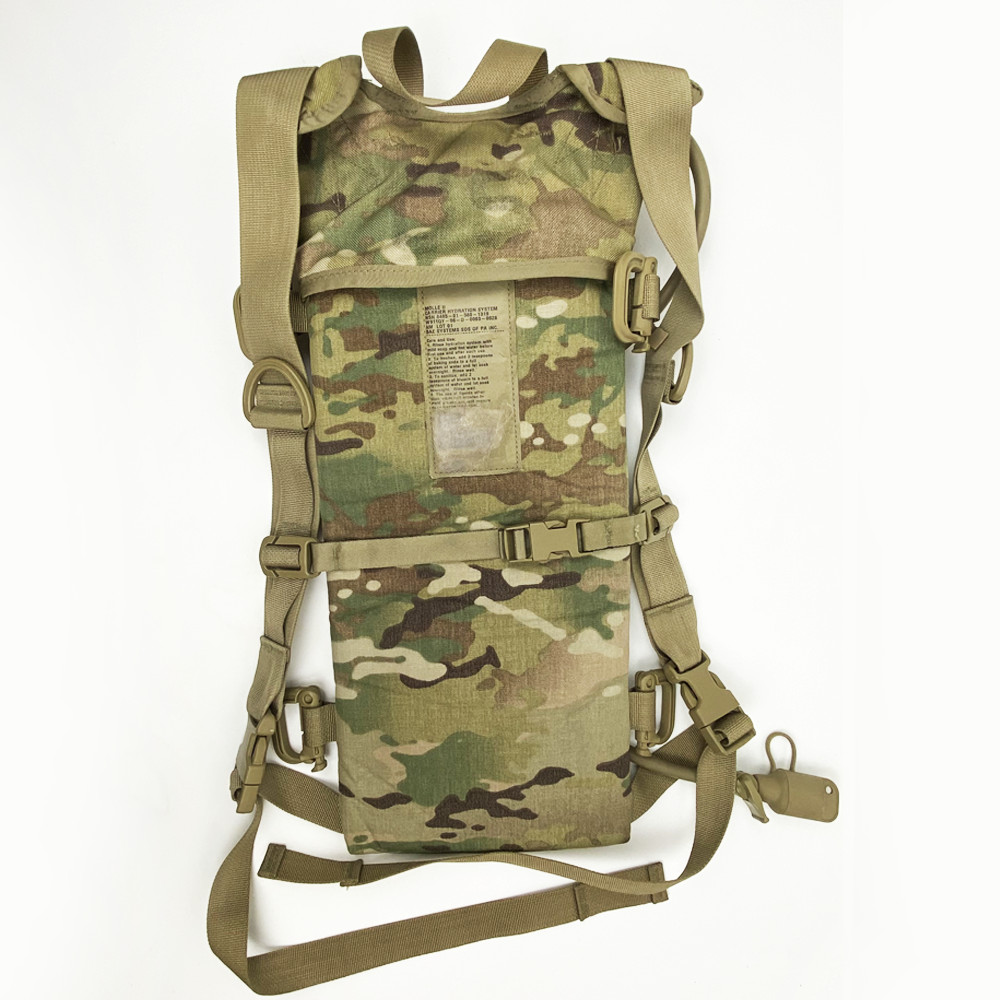 US Army MOLLE II 3L 100oz Hydration Backpack MultiCam BAE Systems Issue VG Clean