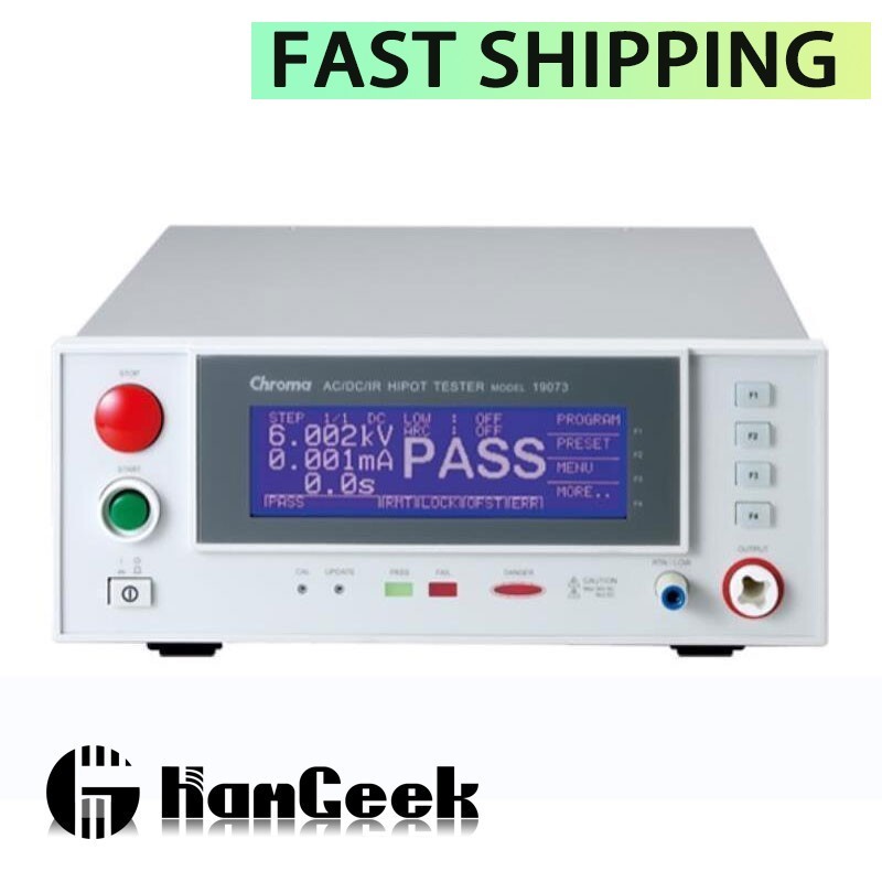 Chroma 19073 1Channel AC/DC/IR HIPOT Tester 3-in-1 AC DC Accurate Measurement