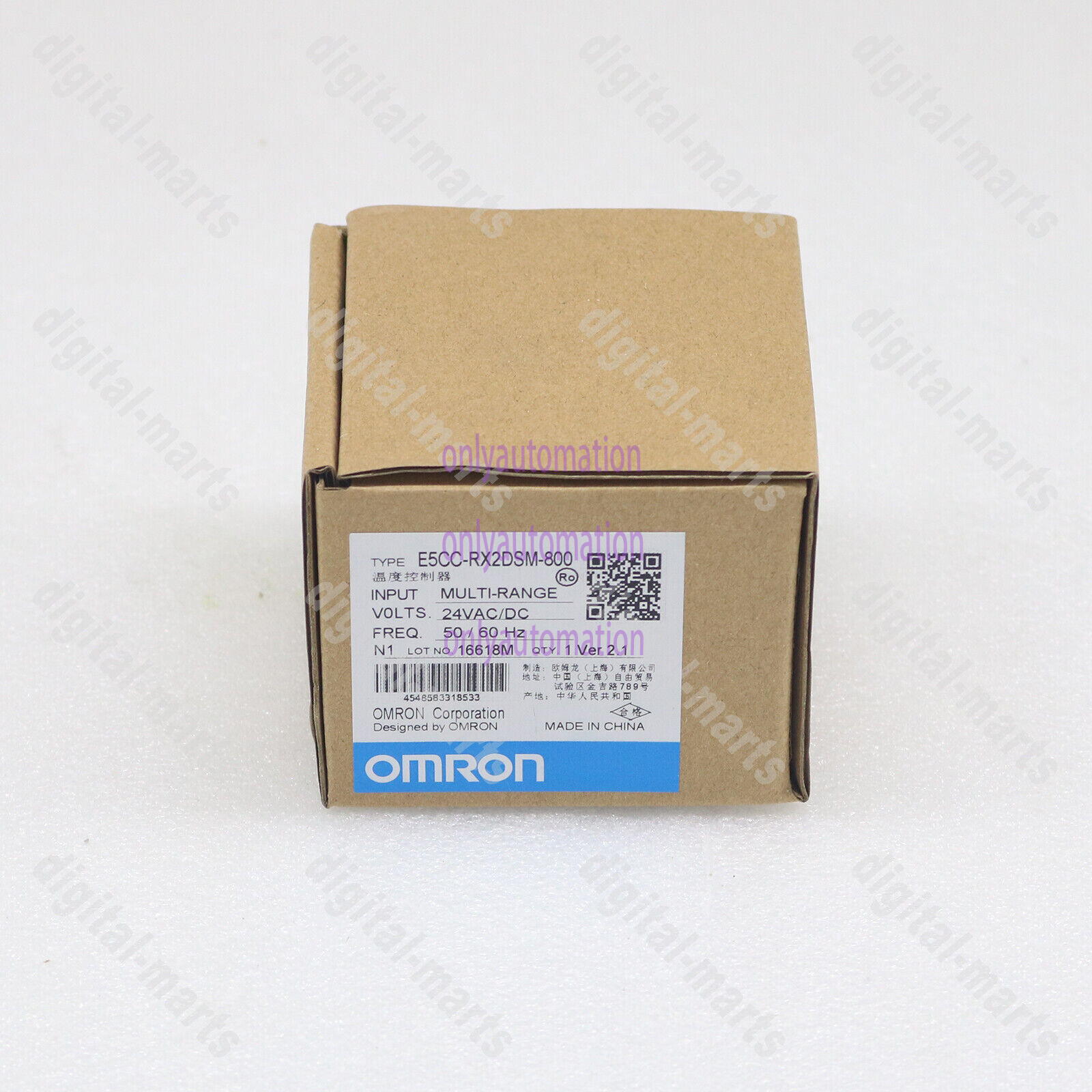 A New Omron Temperature Controller E5CC-RX2DSM-800 Free shipping#LJ~