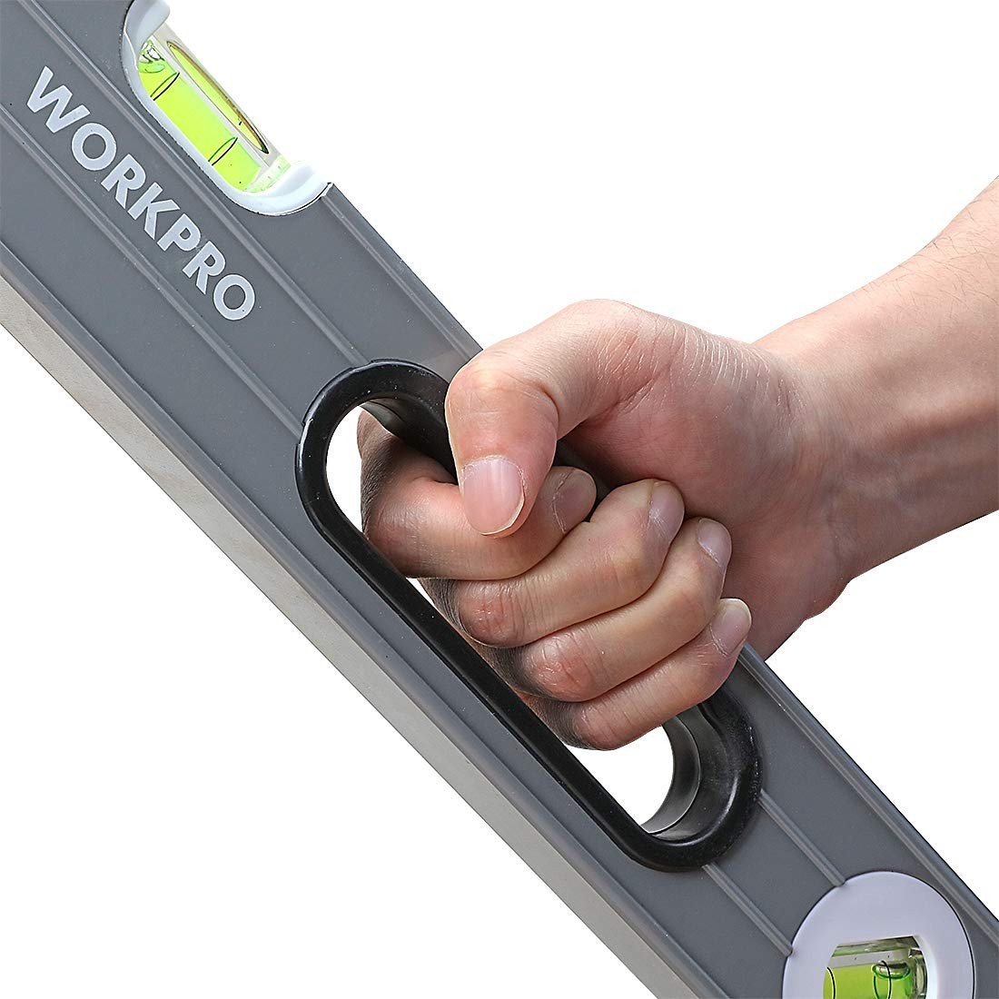 WORKPRO W002900A 3-Piece Level Set 9" Magnetic 16" 24" Non-magnetic Clear