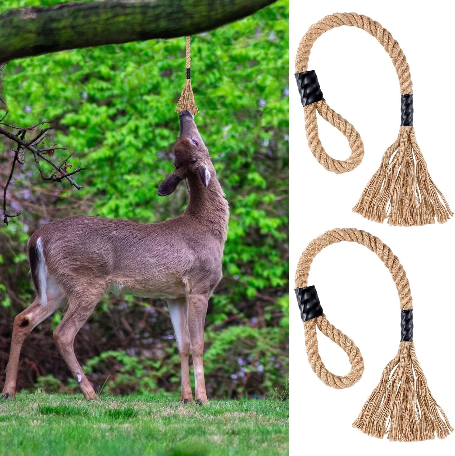 Deer Scent Rope Hemp Rope for Deer Mock Scrape System Rigid Hanging Attractant S