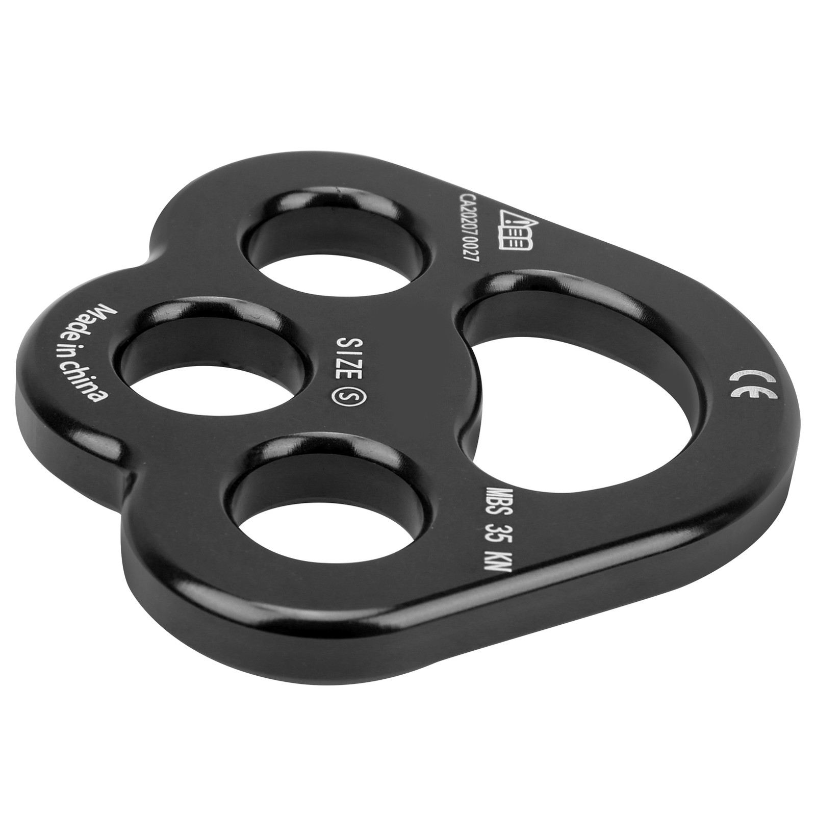Black Rope 3 Holes Force Rigging Plate Anchor Divider Finger Force WT