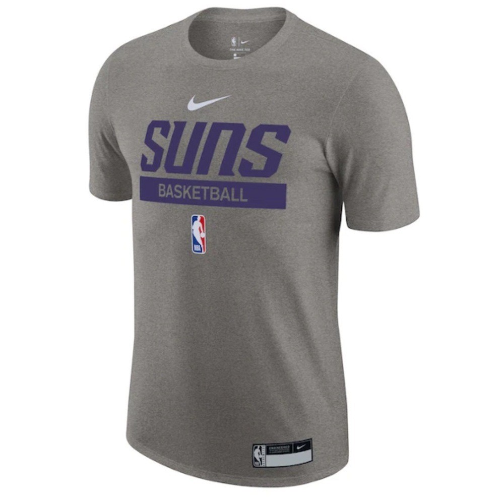 Nike Purple and Gray Suns Basketball Tee