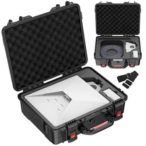 Starlink Mini Case- IP67 Waterproof Starlink Mini Hard Case with Portable Black