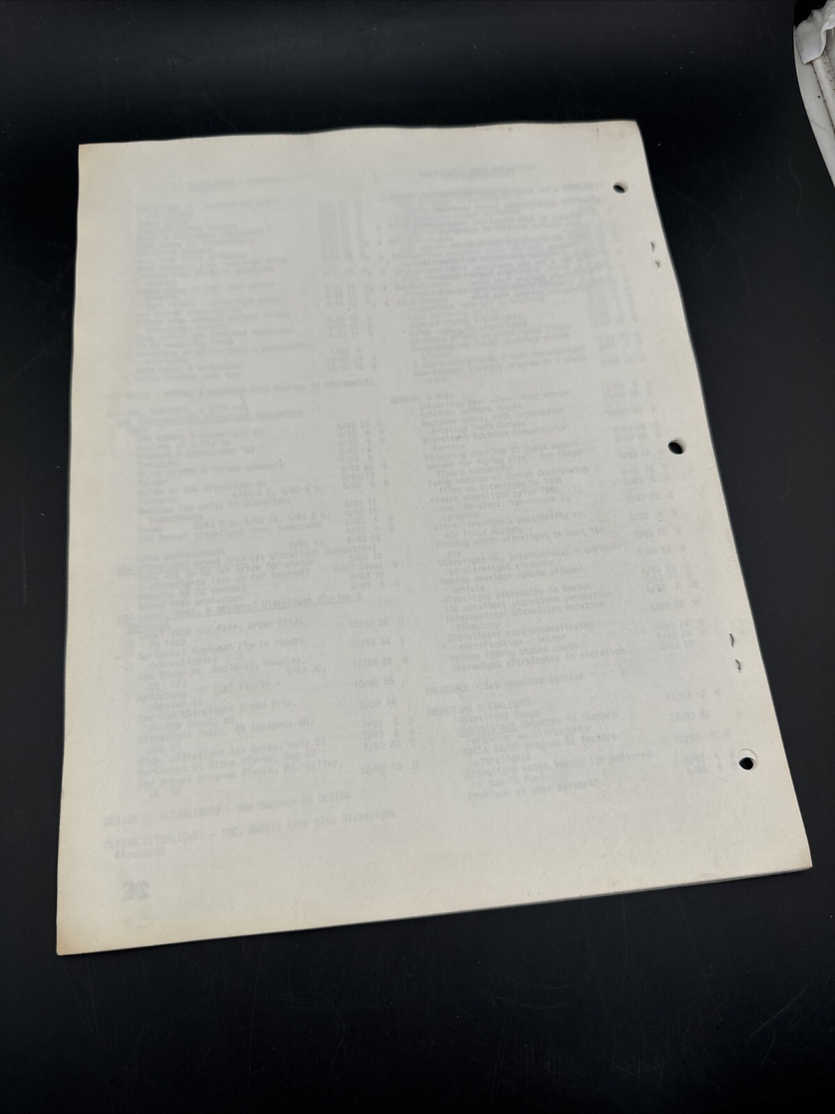Reference Guide To Experimental Aircraft Association Articles 1983