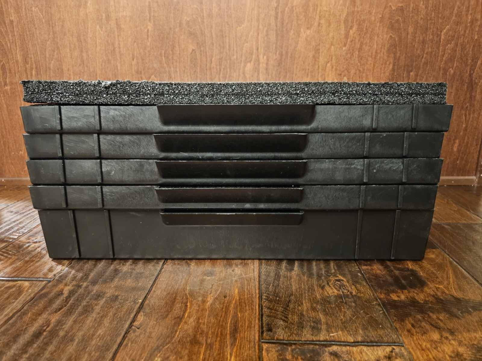 Set of 5 Drawers w/foam for Pelican Case Fit  0450 Mobile Tool Chest