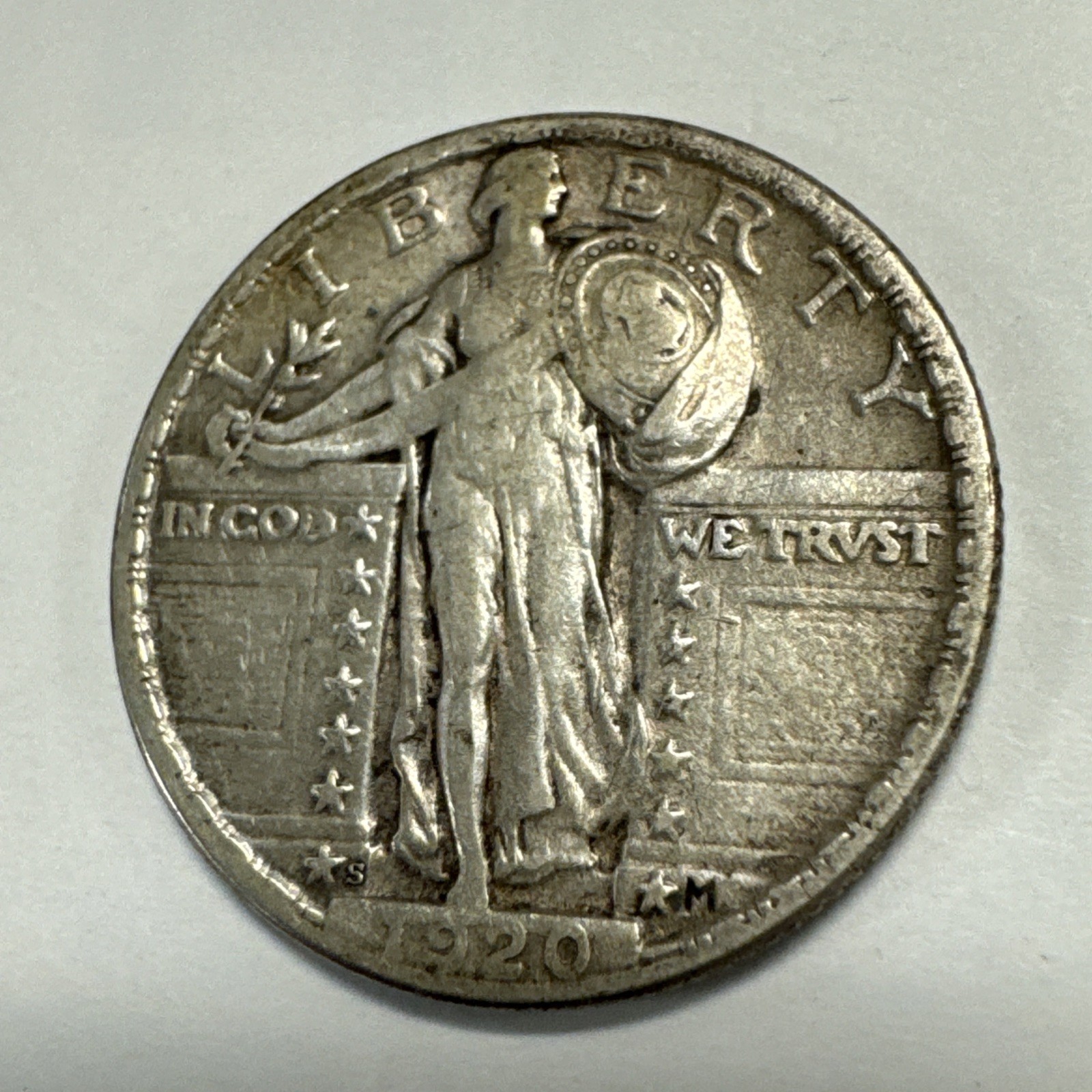 1920-S Standing Liberty Quarter XF