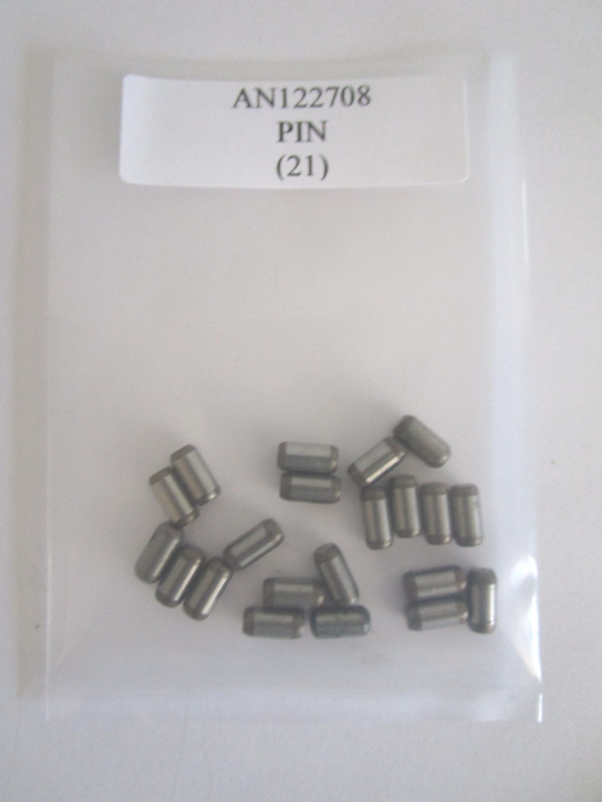 AN122708 Dowel Straight Pin 3/16 x 3/8" Steel - Lot of 21