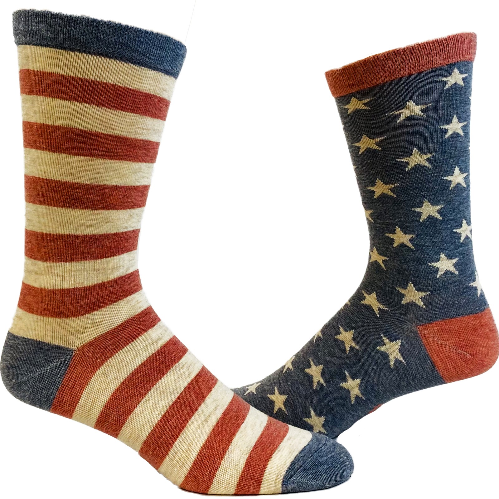 Women's Stars and Stripes Socks Festive 4th Of July Independence Day Patriot