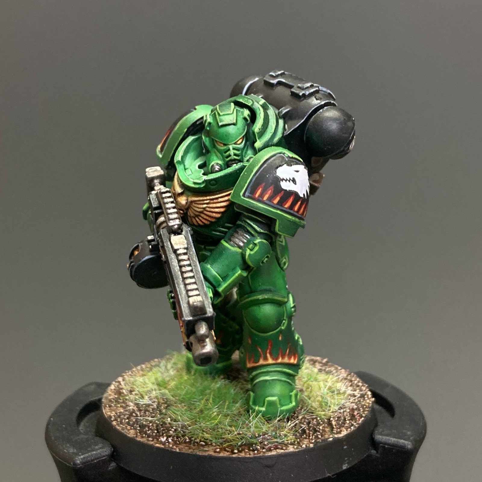 Heavy intercessors Warhammer 40k Space Marines Salamanders Pro Painted Squad