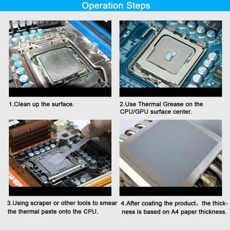 20g Tube Syringe Silver Thermal Paste High Performance Heatsink Compound CPU GPU