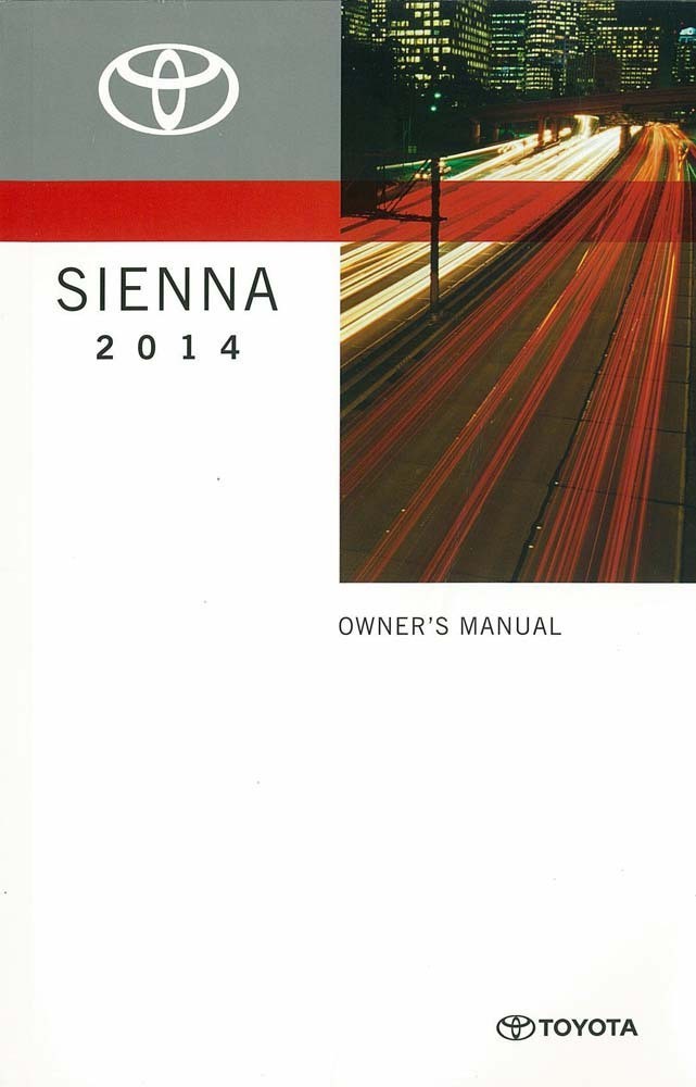 2014 Toyota Sienna Owners Manual User Guide
