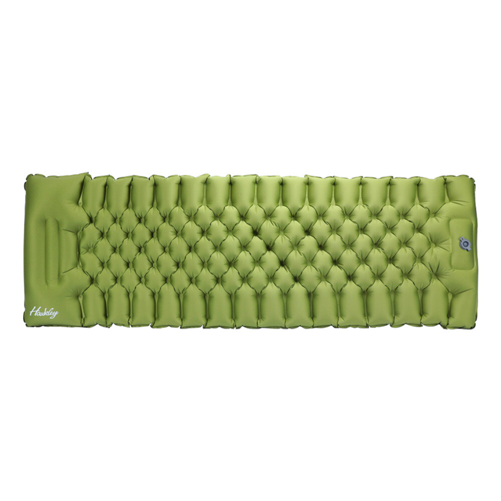 Camping Sleeping Pad Self-Inflating Mat w/ Pillow Air Mat Outdoor Mattress