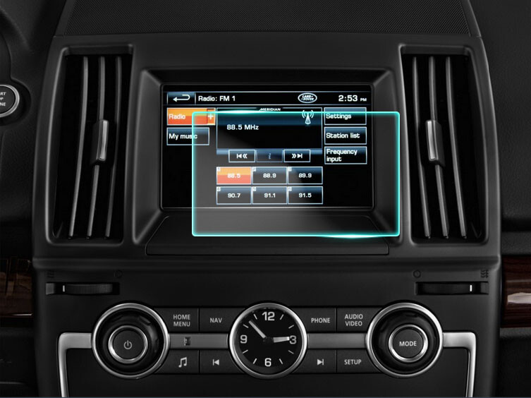 Crystal Clear Screen Protector for 2014 Land Rover LR2 Vehicle Navigation